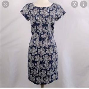 J. Crew Floral sheath dress - EUC!